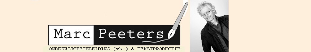 Marc Peeters - onderwijsbegeleiding & tekstproductie